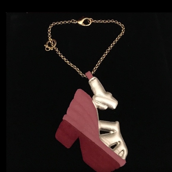 Salvatore Ferragamo Jewelry - Vtg Salvatore Ferragamo Shoe purse charm